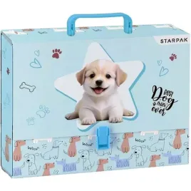 teczka-z-raczka-a4-50mm-cuties-doggy-559322-starpak-starpak