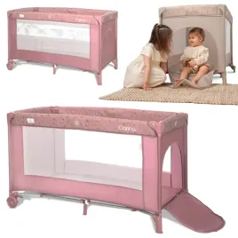 lozeczko-turystyczne-kojec-dla-dziecka-podrozne-z-materacem-2-poziomy-kolka