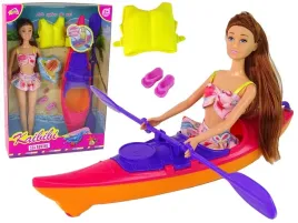 zestaw-lalka-akcesoria-kajak-rozowy-lean-toys