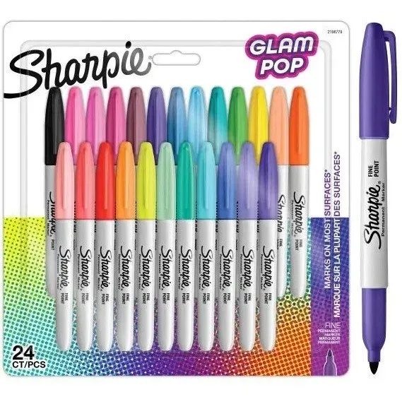 markery-permanentne-sharpie-glam-pop-24-kolory-2198779-sharpie