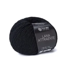 yarnart-lana-attraente-6670-czarny-100percent-welna-50gr-160m