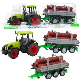 traktor-rolniczy-farmerski-z-przyczepa-do-drewna-klody-zielony-47cm-lean-to