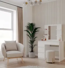 praktyczna-z-lustrem-toaletka-z-lustrem-do-sypialni-bialy-z-4-szufladami