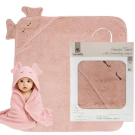 okrycie-kapielowe-z-kapturkiem-dla-niemowlat-miekkie-bawelna-90x90-rozowe
