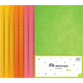 filc-dekoracyjny-8szt-neon-mix-interdruk-interdruk