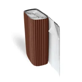 tasma-kominowa-olowiana-ryflowana-2d-300mm-ral-8017-brazowa