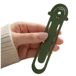 zakladka-do-ksiazki-serce-tecza-prezent-oliwkowa-styl-boho-retro-solidna