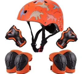 kask-rowerowy-dinozaury-dla-dzieci-s-51-54cm-regulowany-ochraniacze-6szt