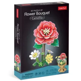 puzzle-3d-bukiet-kwiatow-kamelie-cubic-fun