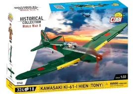 klocki-historical-collection-wwii-kawasaki-ki-61-i-hien-tony-324k-cobi-kl