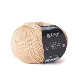 yarnart-lana-attraente-6604-miodowy-100percent-welna-50gr-160m