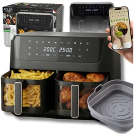 frytkownica-beztluszczowa-dwukomorowa-adler-11l-air-fryer-2700w-8-programow