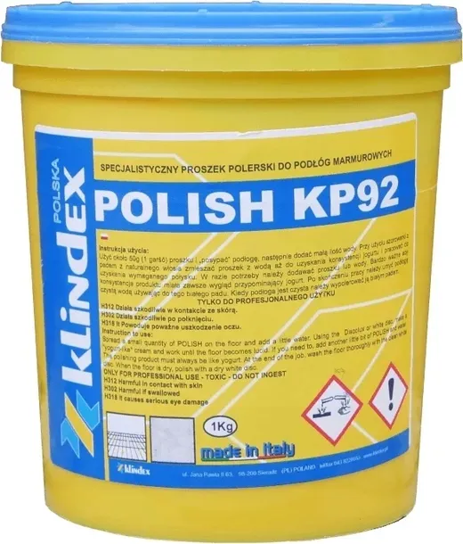 KLINDEX KP92 PROSZEK POLERSKI DO MARMURU 1KG