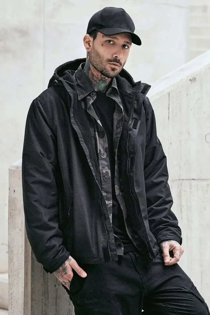 kurtka-brandit-windbreaker-frontzip-black-4xl-stan-nowy