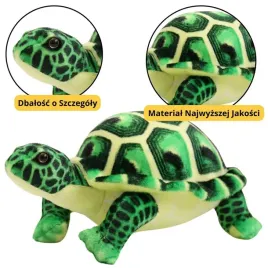maskotka-pluszowa-zolw-przytulanka-pluszak-zielony-25cm-lean-toys