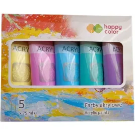 farba-akrylowa-5-kol-x-75ml-mix-pastelowy-ha-7370-0075-mixpas-happy-color