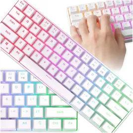klawiatura-mechaniczna-przewodowa-dla-gracza-biala-mala-led-rgb-usb-c-61kl
