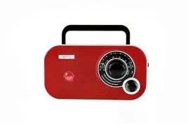 radio-przenosne-tuner-am-fm-retro-kuchenne-male-czerwone-na-baterie