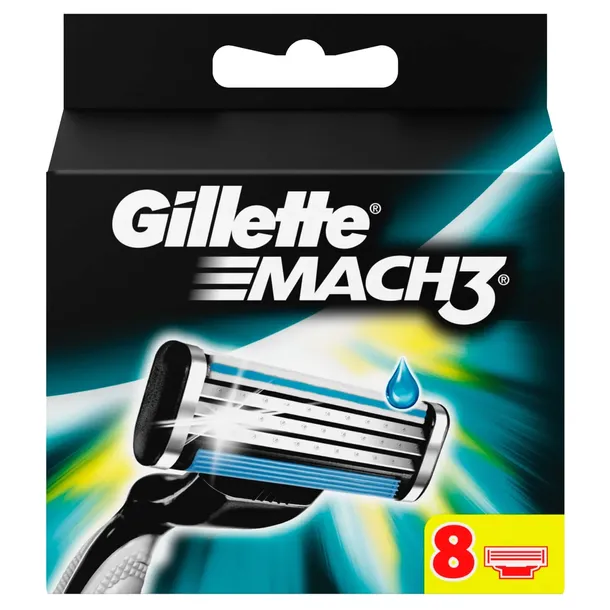 Gillette Mach3 Wkłady do maszynek 8szt Oryginał