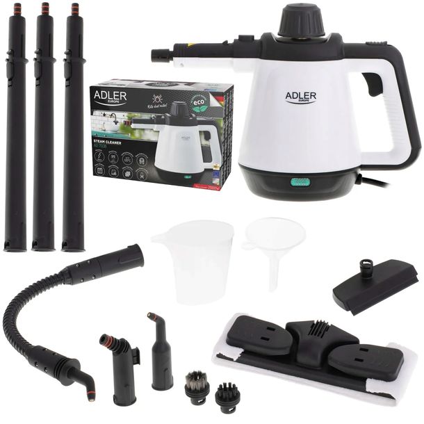 MYJKA PAROWA Parownica Czyścik do Okien Mop Parowy 2000W 3,5bar DUŻY Zestaw