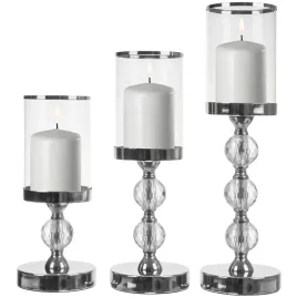 3x-swiecznik-zestaw-komplet-metal-szklany-lampion-srebrne-dekoracja-glamour