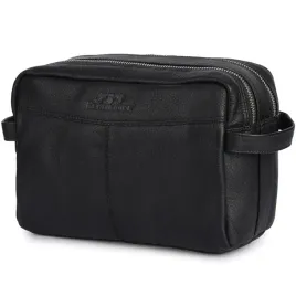 kosmetyczka-unisex-skorzana-saszetka-czarna-dwukomorowa-podrozna