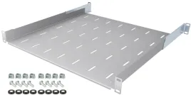 polka-rack-19-1u-450mm-regulowana-450-610-mm-do-szaf-rack-szara-stalflex