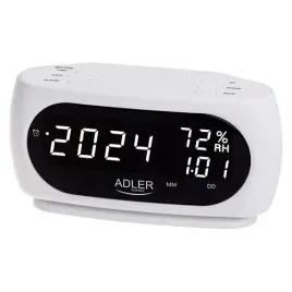 ad-1186-white-zegar-budzik-z-pomiarem-temperatury-i-wilgotnosci