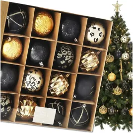 bombki-choinkowe-na-choinke-zlote-czarne-ozdoby-dekoracje-8cm-16szt-komplet