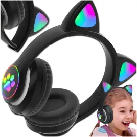 sluchawki-nauszne-dla-dzieci-bluetooth-led-rgb-kocie-uszy-czarne-na-prezent