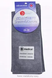 terjax-skarpety-bezuciskowe-medical-metaliczny-szary-45-47-zdrowotne