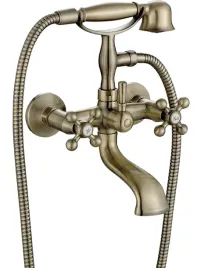 bateria-wannowa-dwuuchwytowa-scienna-retro-kuchinox-stilo-mosiadz-antyczny
