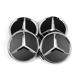 dekielek-mercedes-75-mm-mercedes-benz-75mm-czarny-mat-4szt