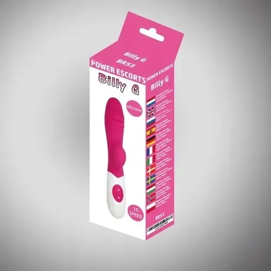 billy-g-pink-20-cm-silicone-vibrating-10-speed