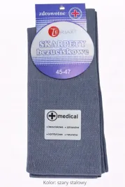 terjax-skarpety-bezuciskowe-medical-stalowy-szary-45-47
