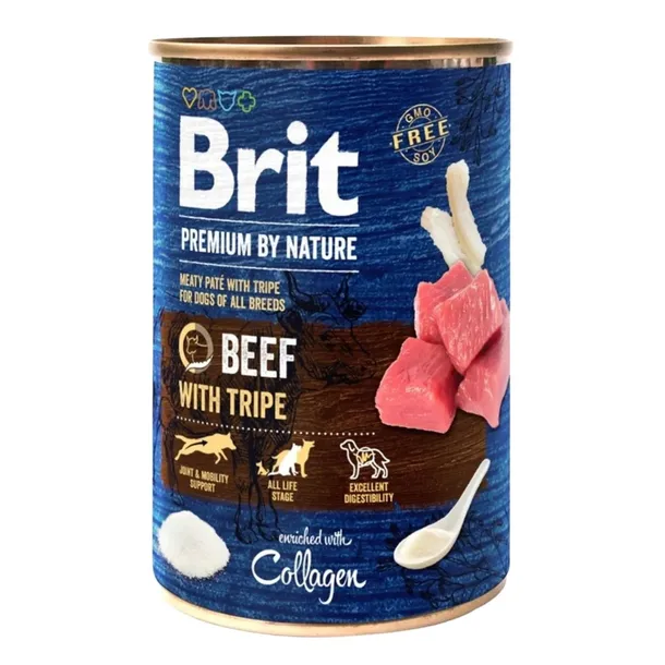 Brit Premium By Nature Adult Beef Tripes Wołowina Mokra Karma Dla Psa 400g
