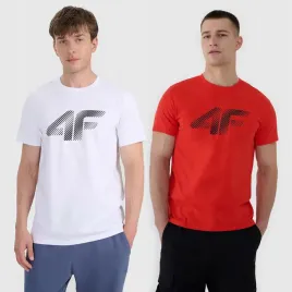 2-pak-koszulki-meskie-4f-t-shirt-z-logo-sportowy-bawelna-casual-regular-xxl