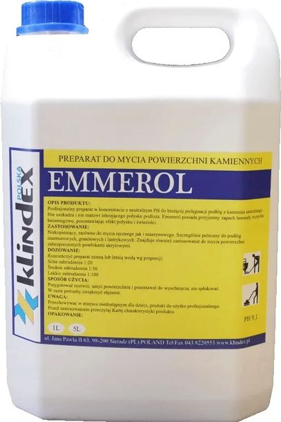 KLINDEX EMMEROL pielęgnacja MARMURU I GRANITU 5L