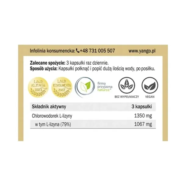 yango-l-lizyna-90-kaps-cechy-dodatkowe-bez-cukru-bez-laktozy