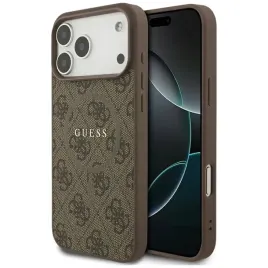 guess-4g-ring-classic-logo-magsafe-etui-iphone-17-pro-max-brazowy-guess