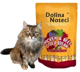 mokra-karma-dla-kota-dolina-noteci-superfood-kurczak-wolowina-dorada-85g