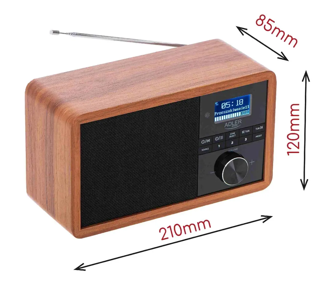radio-kuchenne-bluetooth-dab-mp3-lcd-usb-sd-pilot-budzik
