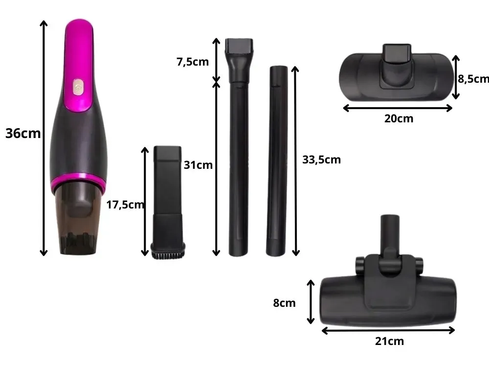 odkurzacz-pionowy-bezprzewodowy-bezworkowy-mocny-lekki-100w-zestaw-koncowek-stan-nowy