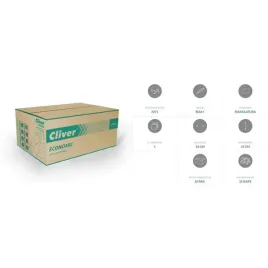 reczniki-skladane-cliver-economic-v-fold-1w-makulatura-biale-20x200-clive