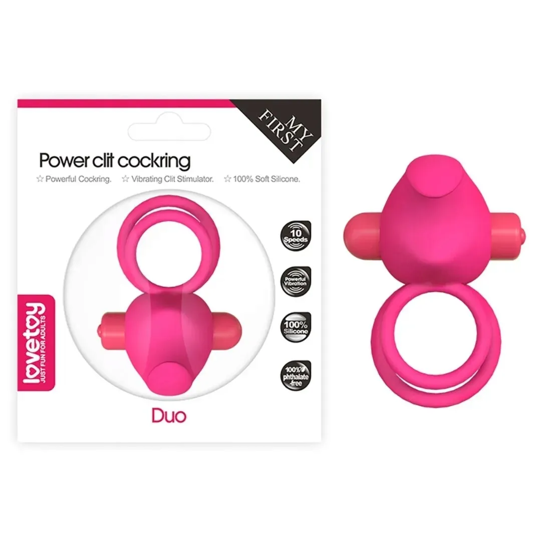 power-clit-duo-silicone-cockring-pink
