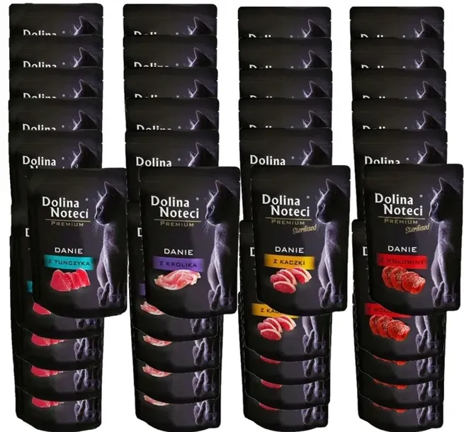 Dolina Noteci Premium DANIE dla kota Mix 40x85g mokra karma saszetki