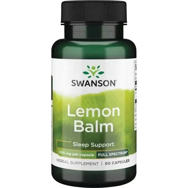 swanson-full-spectrum-lemon-balm-60-kaps