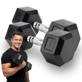 hantel-ogumowany-xtrexo-hex-10-kg-antyposlizgowosc-heksagonalne