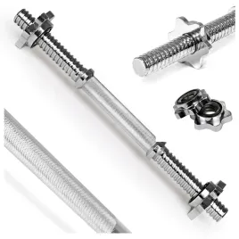 gryf-prosty-35cm-25mm-do-hantli-krotki-sapphire-pelny-gwintowany