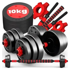 hantle-bitumiczne-regulowane-2x-5-kg-zestaw-do-cwiczen-10-kg-dealon